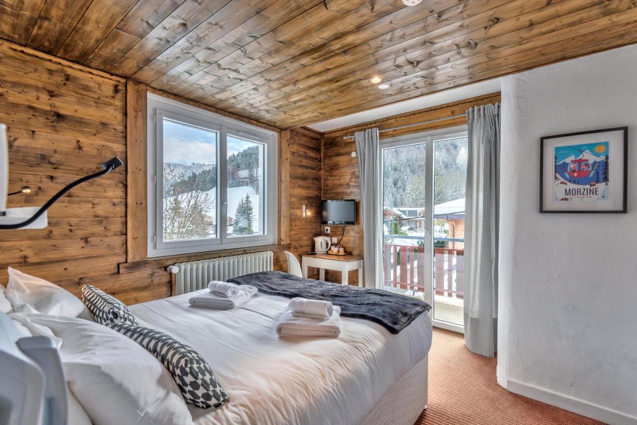 Hotel La Chaumiere モルジヌ エクステリア 写真