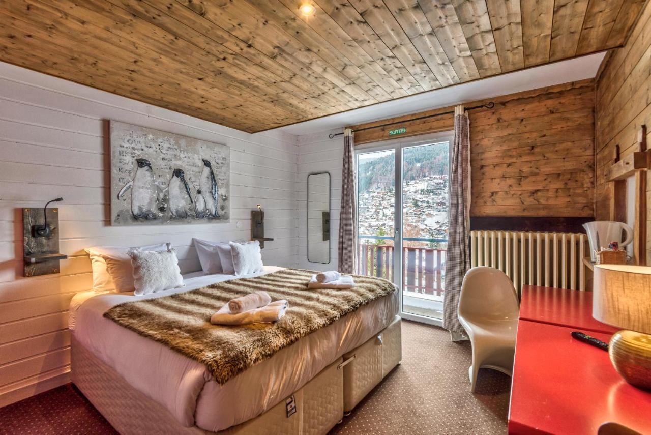 Hotel La Chaumiere モルジヌ エクステリア 写真