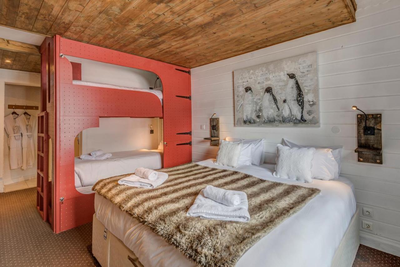 Hotel La Chaumiere モルジヌ エクステリア 写真