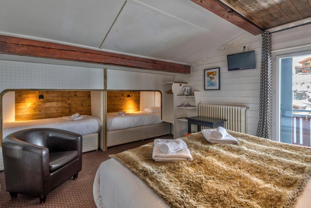 Hotel La Chaumiere モルジヌ エクステリア 写真