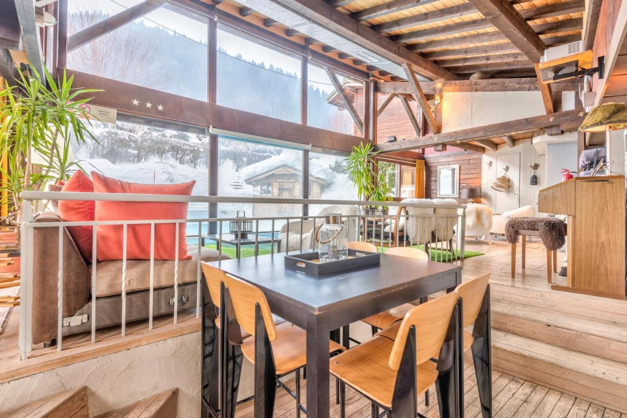 Hotel La Chaumiere モルジヌ エクステリア 写真
