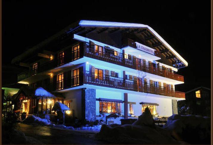 Hotel La Chaumiere モルジヌ エクステリア 写真